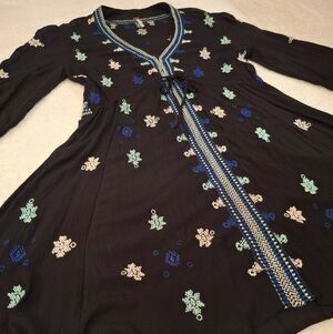 Free People Black Mini Dress -xs